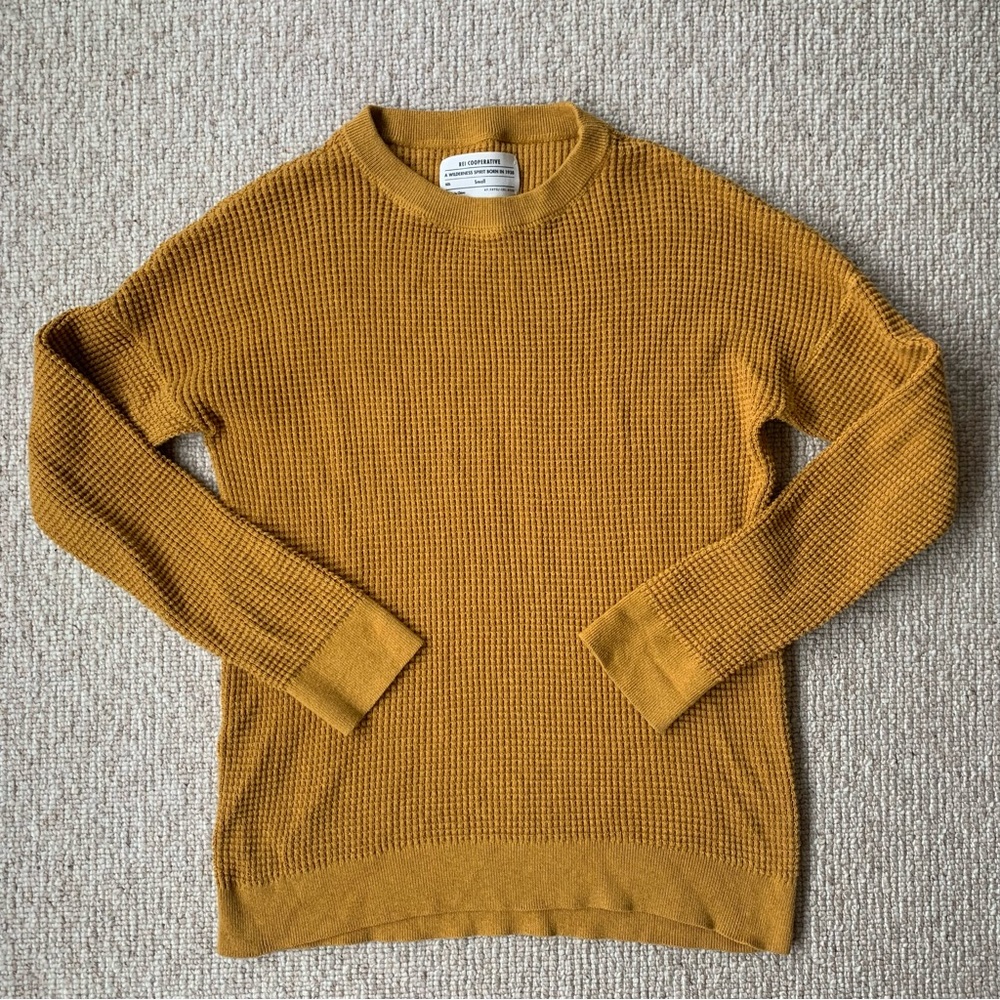 REI Wallace lake waffle sweater - small